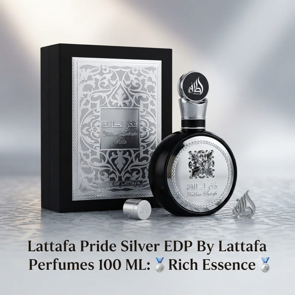 Lattafa Pride Silver EDP 100ml – Luxury Unisex Fragrance