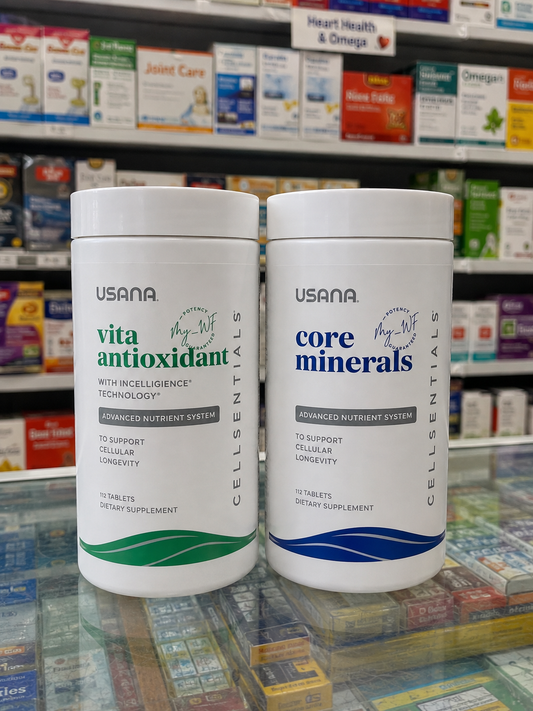 USANA CellSentials Vita Antioxidant & Core Minerals – 112 Tablets Each | Advanced Nutrient System