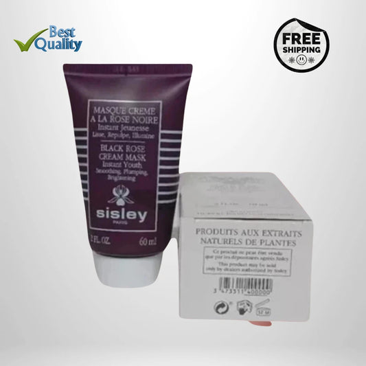 Sisley Paris Black Rose Cream Mask 60ml (2 oz) | Instant Youth Radiance Facial Mask | Luxury Hydrating Anti-Aging Skincare | New In Box