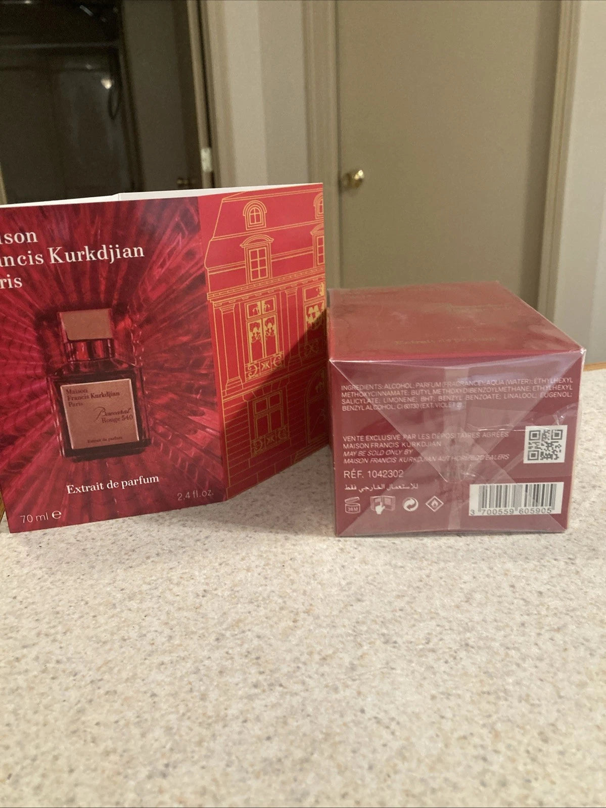 Maison Francis Kurkdjian Baccarat Rouge 540 Extrait de Parfum 70ml (2.4 oz) | Luxury Unisex Designer Fragrance | Long Lasting Woody Amber Perfume | New
