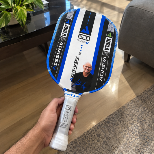 JOOLA Agassi Pro V 16mm Pickleball Paddle – Royal Blue | Andre Agassi Signature Paddle