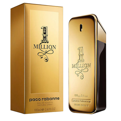 Paco Rabanne 1 Million Eau de Toilette – 3.4 oz (100ml) – Men’s Natural Spray