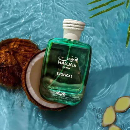 Rasasi Hawas Tropical – 3.4 oz (100ml) Eau de Parfum Spray for Him