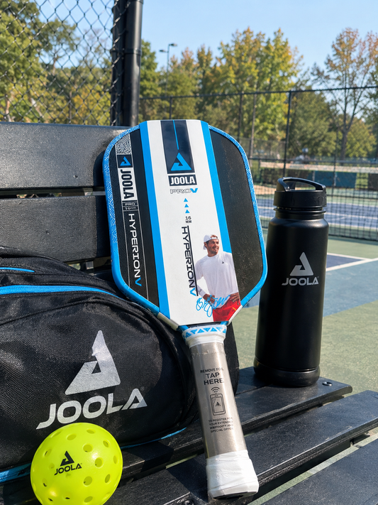 JOOLA Hyperion Pro V 16mm Pickleball Paddle – Bolt Blue | Ben Johns Signature