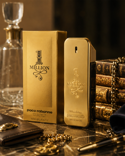 Paco Rabanne 1 Million Eau de Toilette – 3.4 oz (100ml) – Men’s Natural Spray