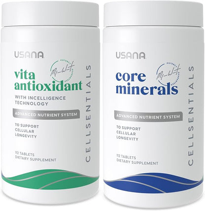 USANA CellSentials Vita Antioxidant & Core Minerals – 112 Tablets Each | Advanced Nutrient System
