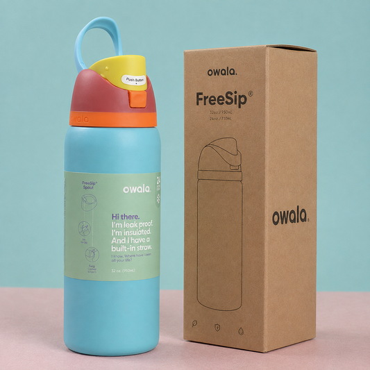 Owala FreeSip Insulated Water Bottle 32 oz – Leakproof Sports & Travel Bottle