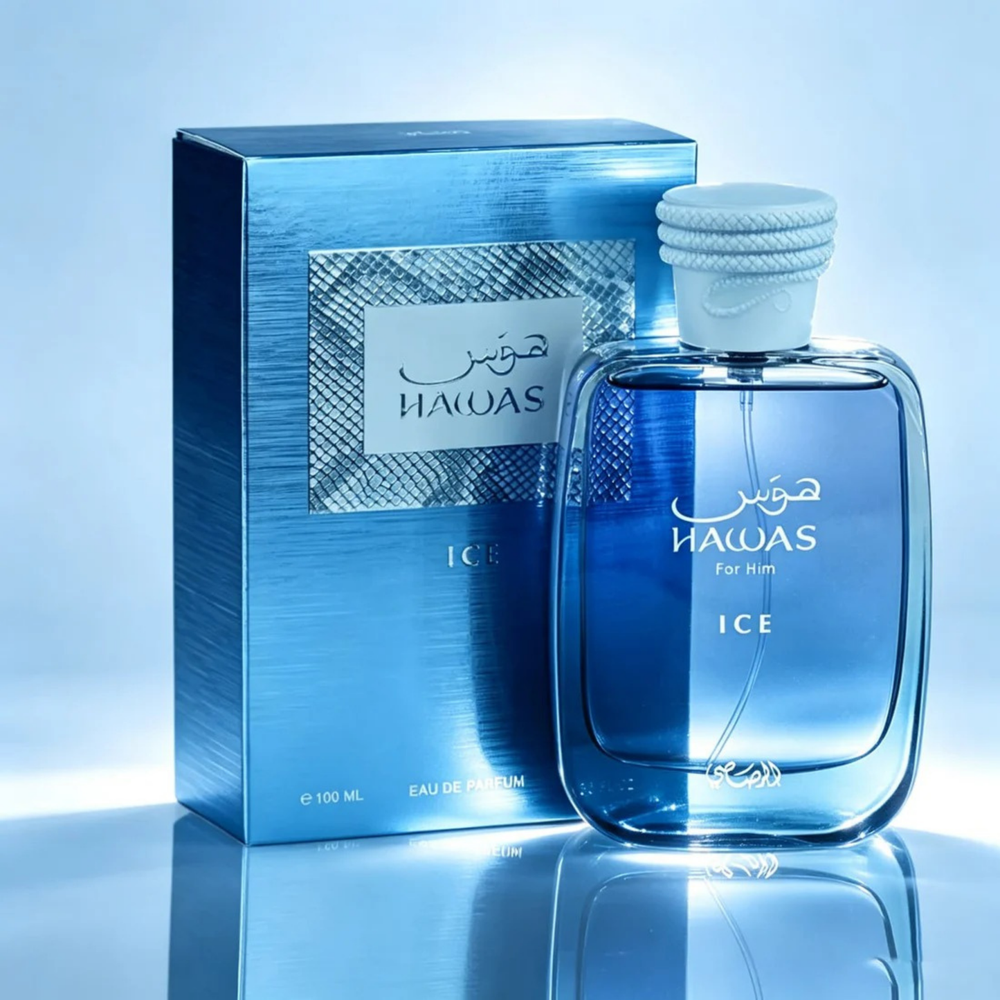 Rasasi Hawas Ice – 3.4 oz (100ml) Eau de Parfum Spray for Men