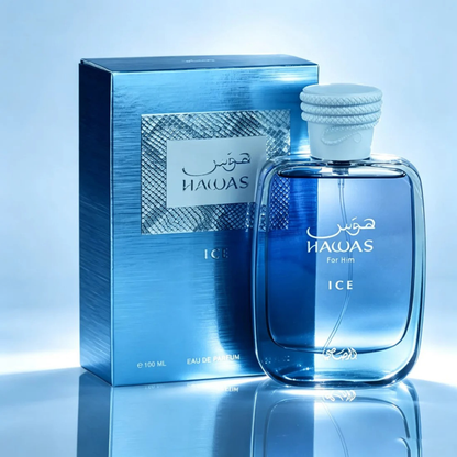 Rasasi Hawas Ice – 3.4 oz (100ml) Eau de Parfum Spray for Men