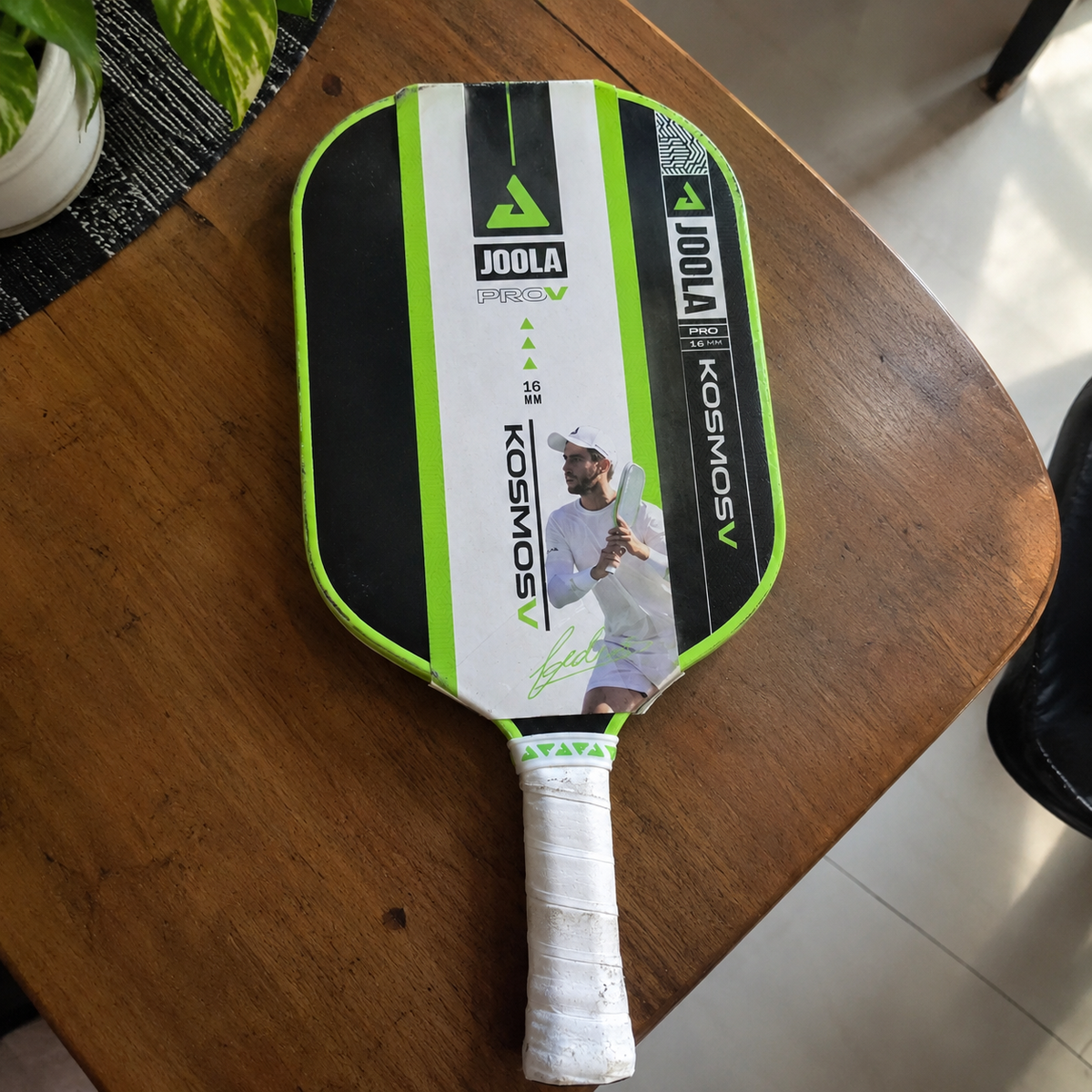 JOOLA Kosmos Pro V 16mm Pickleball Paddle – Surge Green | Federico Staksrud Signature