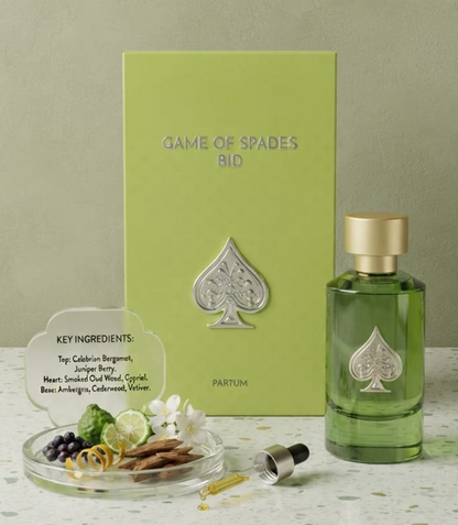 Game of Spades BID Parfum – Luxury Unisex Fragrance with Oud, Bergamot & Ambergris
