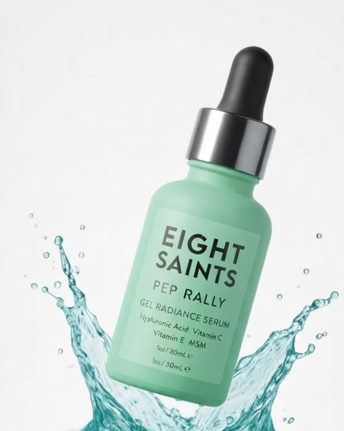 Eight Saints Pep Rally Gel Radiance Serum – Hyaluronic Acid & Vitamin C