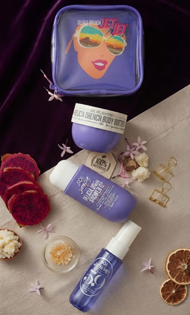 Sol de Janeiro Delícia Drench Body Care Set – Shower Oil & Body Butter Moisturizing Skincare Bundle