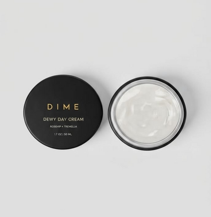 DIME Dewy Day Cream – Hydrating Face Moisturizer with Rosehip & Tremella, 1.7 oz / 50 mL