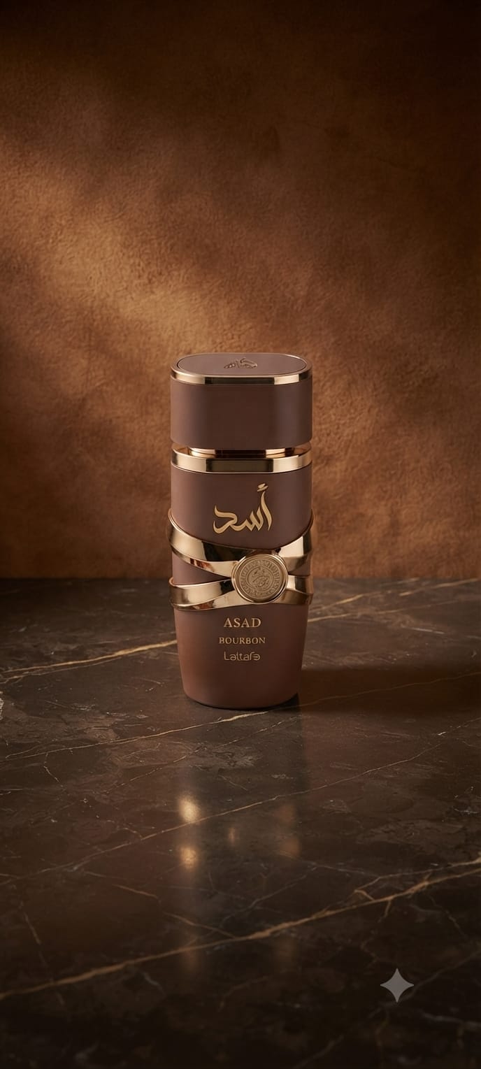 Lattafa Asad Bourbon Eau de Parfum 100ml – Unisex Vanilla & Spicy Fragrance