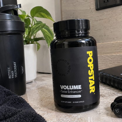 Popstar Volume+Taste Enhancer – 120 Vegan Capsules | Doctor Formulated Men's Supplement