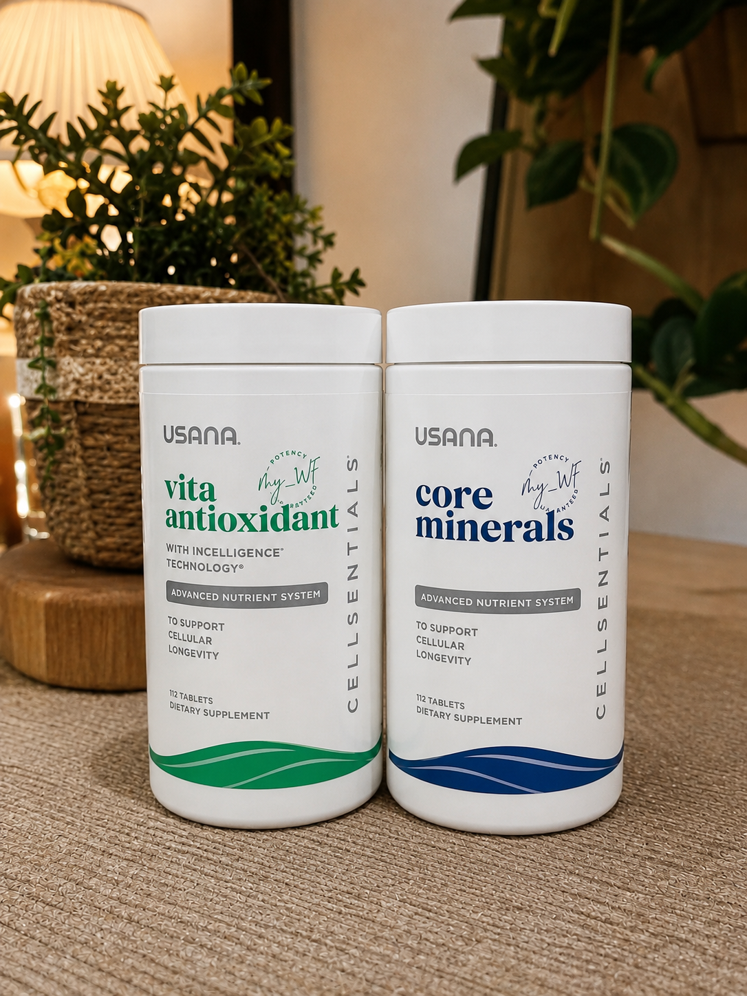 USANA CellSentials Vita Antioxidant & Core Minerals – 112 Tablets Each | Advanced Nutrient System