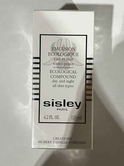 Sisley Ecological Compound With Pump 125ml (4.2 oz) | Luxury Botanical Facial Moisturizer | Hydrating Balancing Skincare Lotion | Premium Beauty