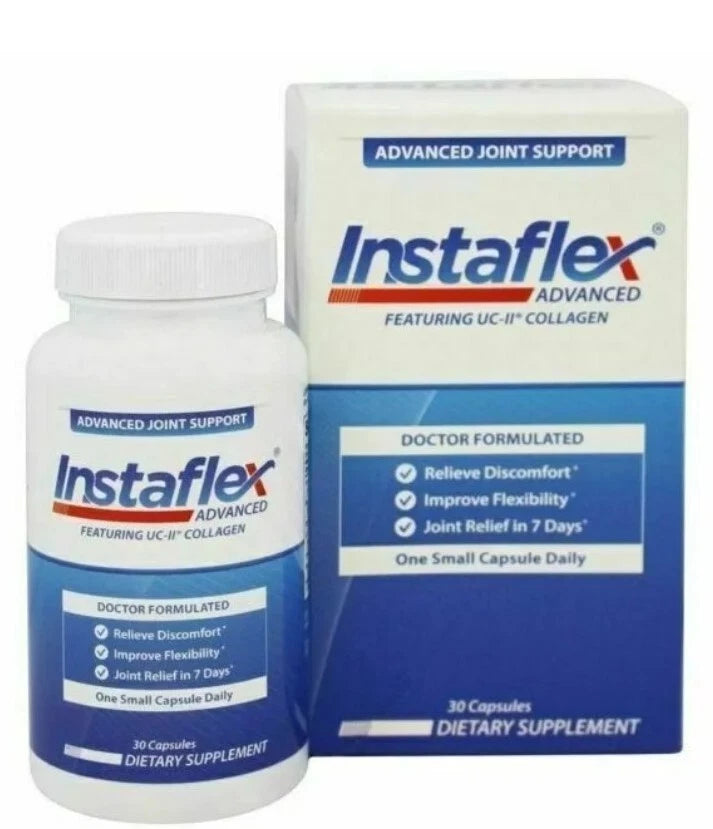 Instaflex Advanced Joint Support Supplement 30 Capsules – Turmeric Extract, UC-II Collagen & Boswellia Formula – Joint Mobility & Flexibility Support