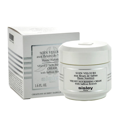 Sisley Velvet Nourishing Cream with Saffron Flower 50ml (1.6 oz) | Luxury Hydrating Face Moisturizer | Nourishing Anti-Aging Skincare Cream | New Sealed Box