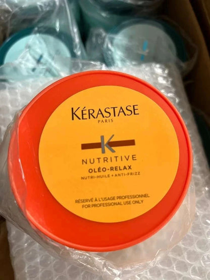 Kérastase Discipline Masque Oléo-Relax Hair Mask 500ml (16.9 oz) | Anti-Frizz Smoothing Hair Treatment | New & Sealed Luxury Hair Care