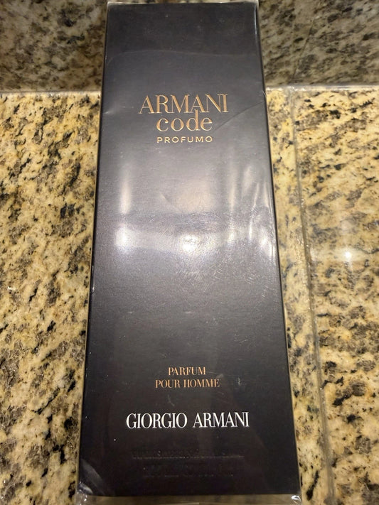 Giorgio Armani Code Profumo Parfum 6.7 oz (200ml) | Men's Luxury Discontinued Fragrance | Warm Spicy Amber Cologne | Brand New In Box