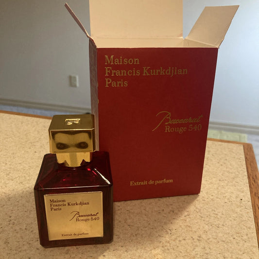 Maison Francis Kurkdjian Baccarat Rouge 540 Extrait de Parfum 70ml (2.4 oz) | Luxury Unisex Designer Fragrance | Long Lasting Woody Amber Perfume | New