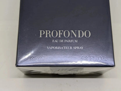 Giorgio Armani Acqua Di Gio Profondo Eau De Parfum for Men 4.2 oz (125ml) Spray | Fresh Marine Woody Cologne | 100% Authentic Old Formula