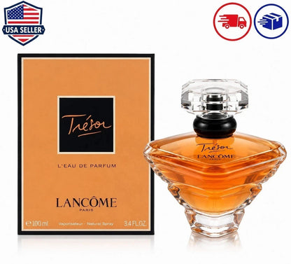 Lancôme Trésor Eau De Parfum Spray 3.4 oz (100ml) for Women | Luxury Floral Oriental Fragrance | Long Lasting Designer Perfume | New Sealed Box