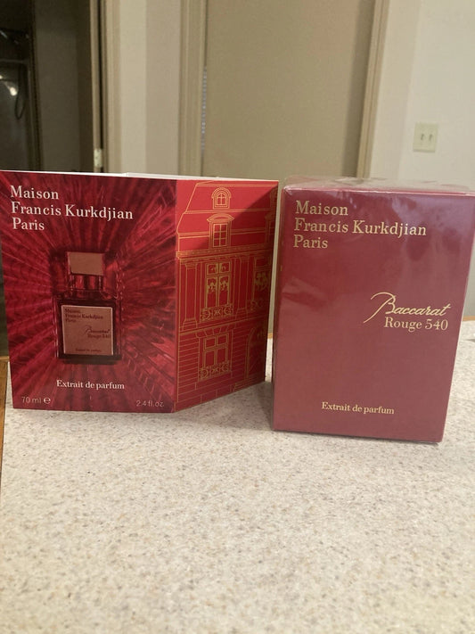 Maison Francis Kurkdjian Baccarat Rouge 540 Extrait de Parfum 70ml (2.4 oz) | Luxury Unisex Designer Fragrance | Long Lasting Woody Amber Perfume | New