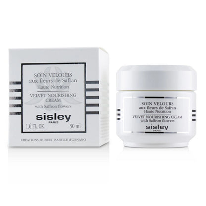 Sisley Velvet Nourishing Cream with Saffron Flower 50ml (1.6 oz) | Luxury Hydrating Face Moisturizer | Nourishing Anti-Aging Skincare Cream | New Sealed Box