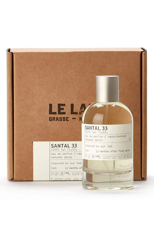 Le Labo Santal 33 Eau De Parfum 3.4 oz (100ml) | Luxury Unisex Woody Spicy Fragrance | Moscow Label Designer Perfume