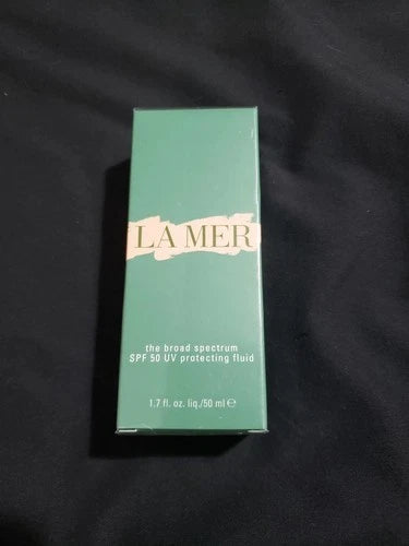 La Mer The Broad Spectrum SPF 50 UV Protecting Fluid 1.7 oz (50ml) | Luxury Facial Sunscreen SPF 50 | Hydrating UV Protection Skincare | New Factory Sealed
