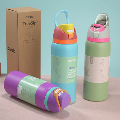 Owala FreeSip Insulated Water Bottle 32 oz – Leakproof Sports & Travel Bottle