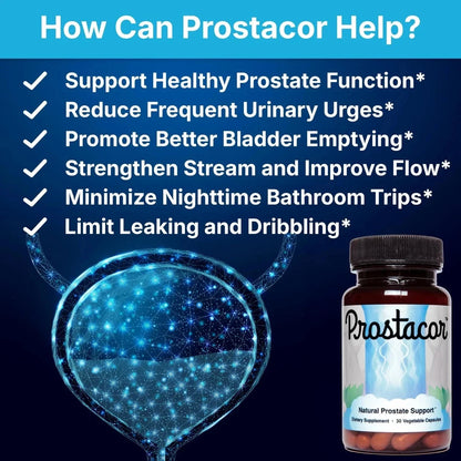 Organic Nutritional Vegetable Prostate Support Supplement 30 Capsules | Daily Men's Wellness & Prostate Health Formula